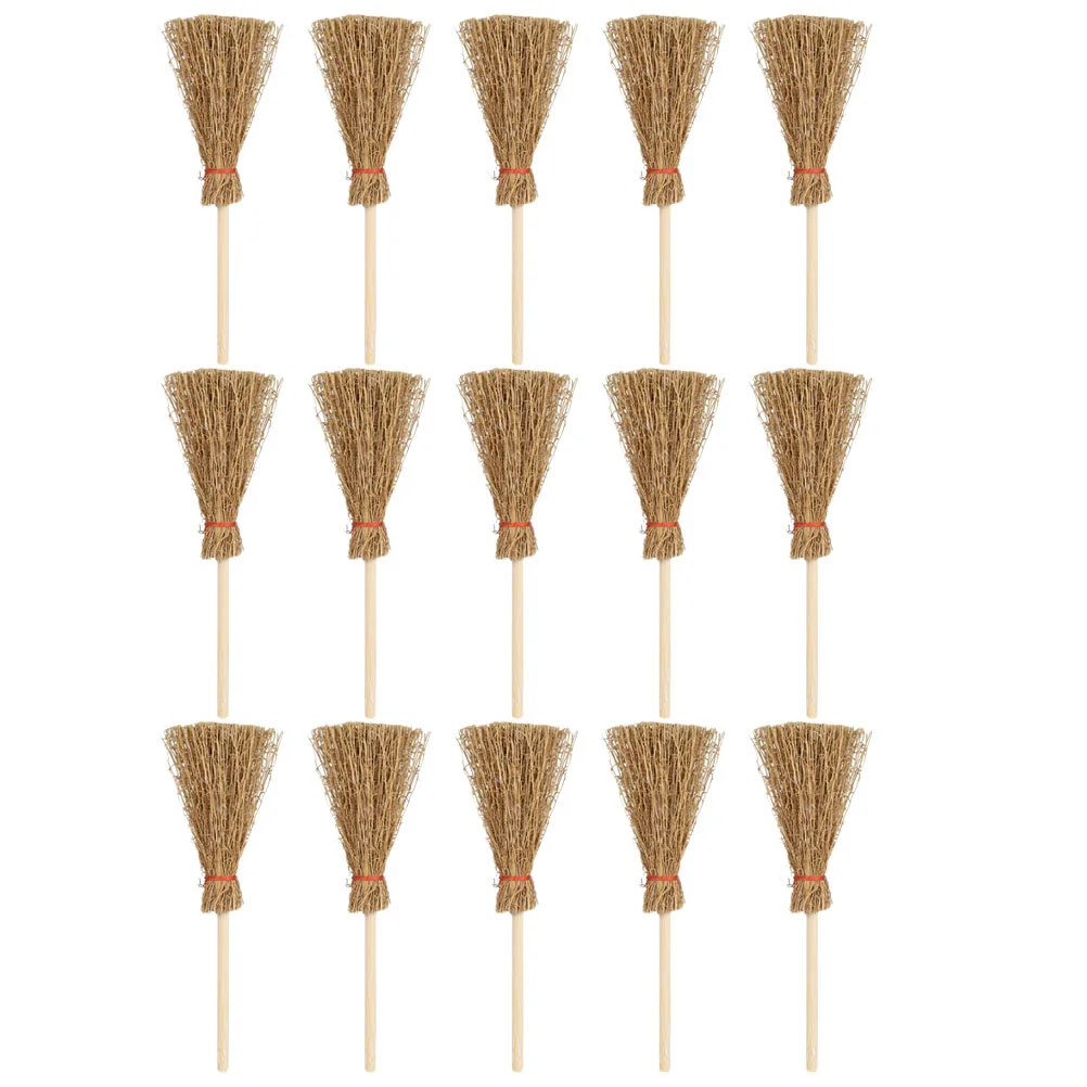 15 Pcs Miniature Toys Christmas Tree Decor Miniture House Furniture Mini Broom Costume Witch Broom Mini Broomstick Hat
15 Pcs Miniature Toys Christmas Tree Decor Miniture House Furniture Mini Broom Costume Witch Broom Mini Broomstick Hat