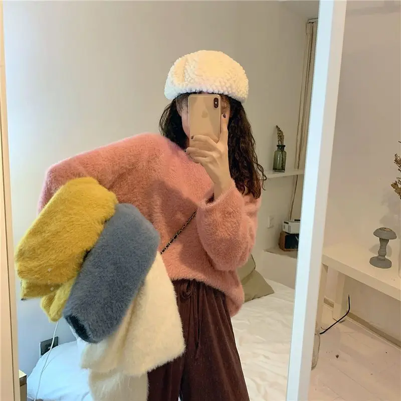 Round O Neck Cute Ladies Sweaters Blue Knitted Top for Women Kawaii Pullover Cheap and Free Shipping Offers Tall Tops Sale Warm
Round O Neck Cute Ladies Sweaters Blue Knitted Top for Women Kawaii Pullover Cheap and Free Shipping Offers Tall Tops Sale Warm