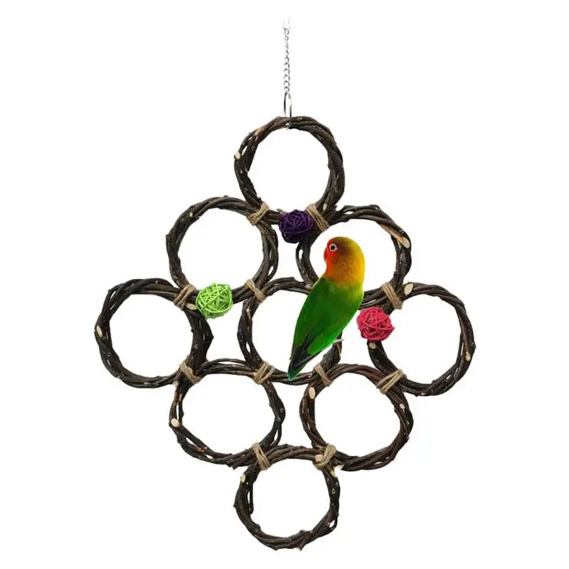 Durable Parrot Climbing Toys Birds Hammock Hanging Chewing Ladder Parrot Cage Toy Sturdy Climbing Ladder Birds Perch Net
Durable Parrot Climbing Toys Birds Hammock Hanging Chewing Ladder Parrot Cage Toy Sturdy Climbing Ladder Birds Perch Net