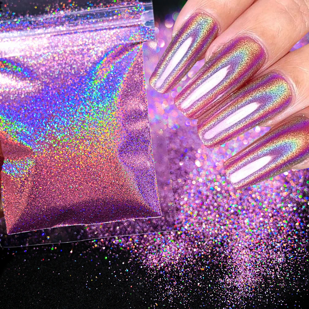 PrettyG 10g/Bag 0.2mm Ultra Fine Sparkle Holographic Glitter Solvent Resistant Glitter For Nail Art Makeup DIY Decoration
PrettyG 10g/Bag 0.2mm Ultra Fine Sparkle Holographic Glitter Solvent Resistant Glitter For Nail Art Makeup DIY Decoration