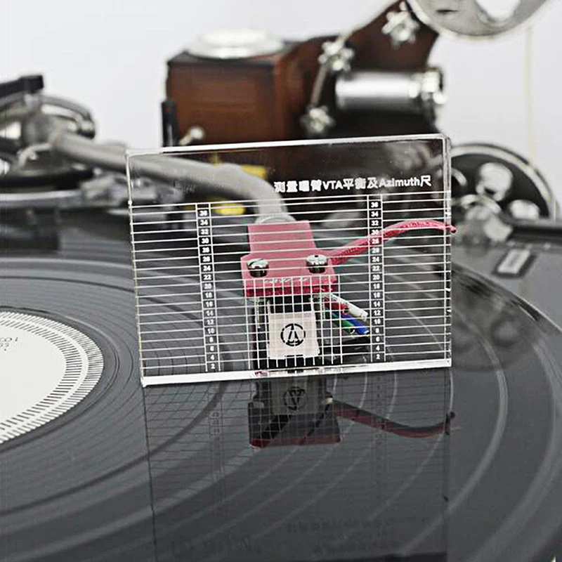LP Vinyl Record Player Measuring Phono Tonearm VTA/Cartridge Azimuth Ruler Balance Cartridge Azimuth Ruler Headshell Turntable
LP Vinyl Record Player Measuring Phono Tonearm VTA/Cartridge Azimuth Ruler Balance Cartridge Azimuth Ruler Headshell Turntable