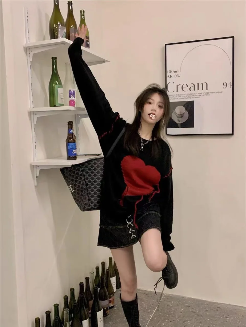 Y2k The New Harajuku Heart Pattern Knitted Sweater Women Cute Energy Fashionable And Loose Tassel Couple Sweaters Pullover
Y2k The New Harajuku Heart Pattern Knitted Sweater Women Cute Energy Fashionable And Loose Tassel Couple Sweaters Pullover