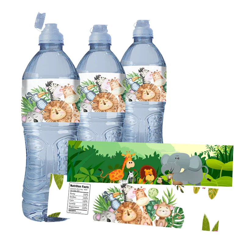 24pcs Jungle Animal Birthday Party Stickes Mineral Water Bottle Label Sticker Baby Shower Custom Labels Stickers Decor Stickers
24pcs Jungle Animal Birthday Party Stickes Mineral Water Bottle Label Sticker Baby Shower Custom Labels Stickers Decor Stickers