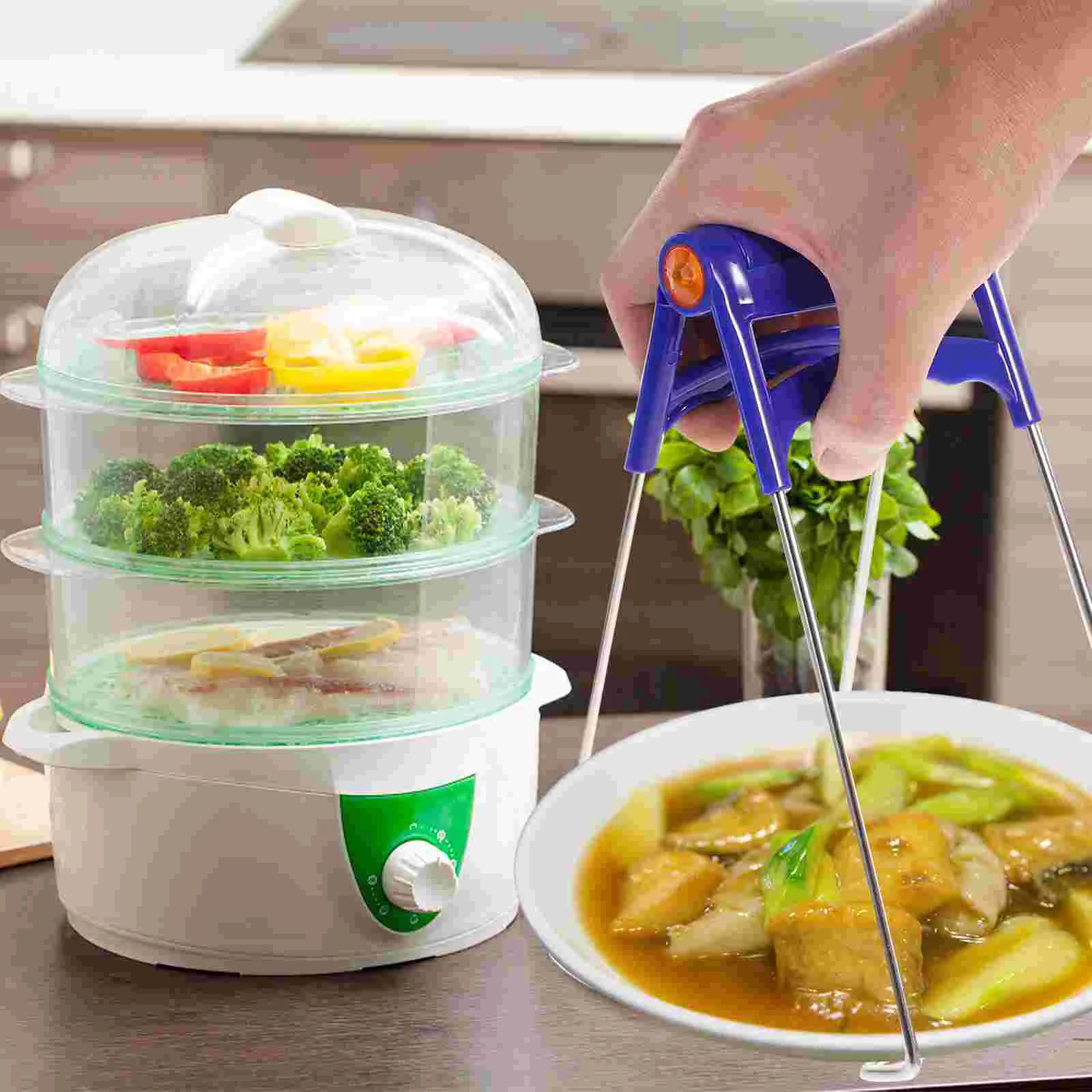 Plate Clip Dish Hot Gripper Clamp Bowl Retriever Pan Lifter Kitchen Folding Holder Tong Bowls Pots Stainless Pot Clips Steel
Plate Clip Dish Hot Gripper Clamp Bowl Retriever Pan Lifter Kitchen Folding Holder Tong Bowls Pots Stainless Pot Clips Steel