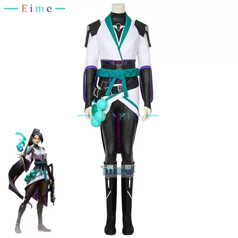 Sage Cosplay Costume VALORANT Cosplay Outfits Fancy Party Suit Coat Shirt Pants Halloween Carnival Uniforms Custom Made
Sage Cosplay Costume VALORANT Cosplay Outfits Fancy Party Suit Coat Shirt Pants Halloween Carnival Uniforms Custom Made