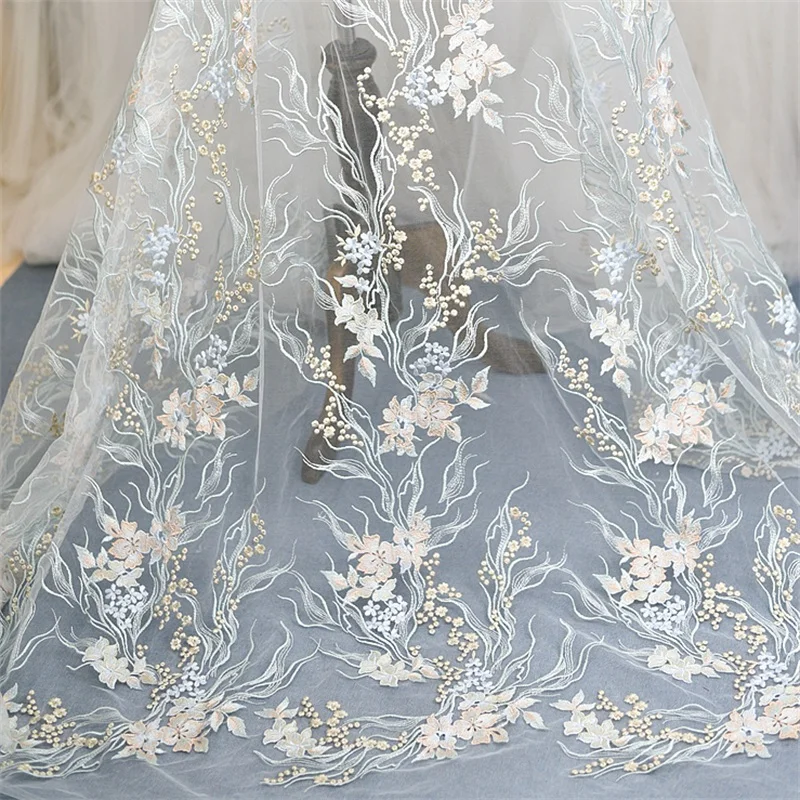 Exquisite Contrasting Colors Tulle Mesh Lace Fabric DIY Wedding Dress 1yard Embroidered Flower L277
Exquisite Contrasting Colors Tulle Mesh Lace Fabric DIY Wedding Dress 1yard Embroidered Flower L277