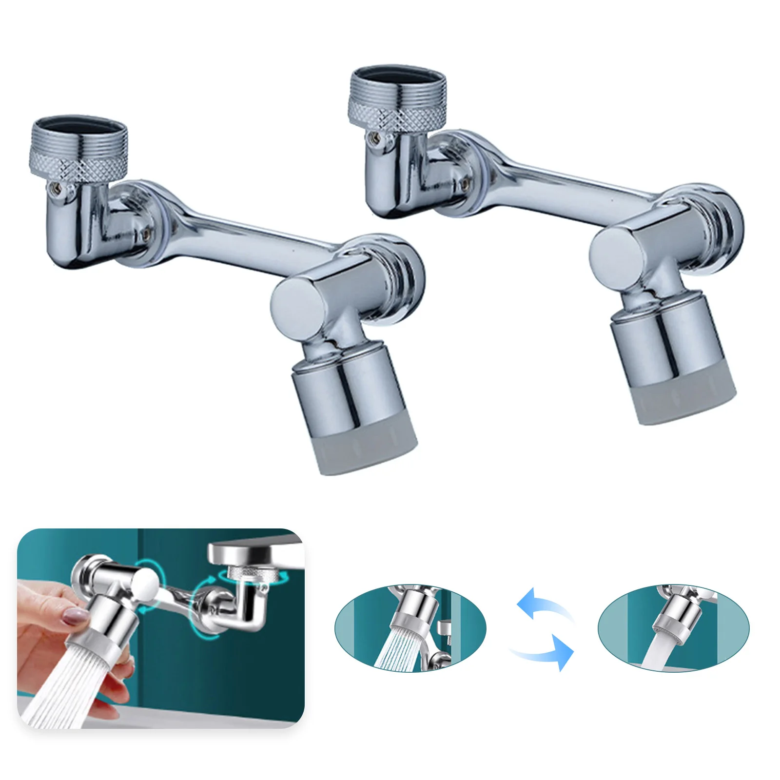 Universal Kitchen Faucet Turbo Aerator 3 Modes Swivel Sink Tap Nozzle Bubbler for Kitchen Bathroom Filter Connector Adapter
Universal Kitchen Faucet Turbo Aerator 3 Modes Swivel Sink Tap Nozzle Bubbler for Kitchen Bathroom Filter Connector Adapter