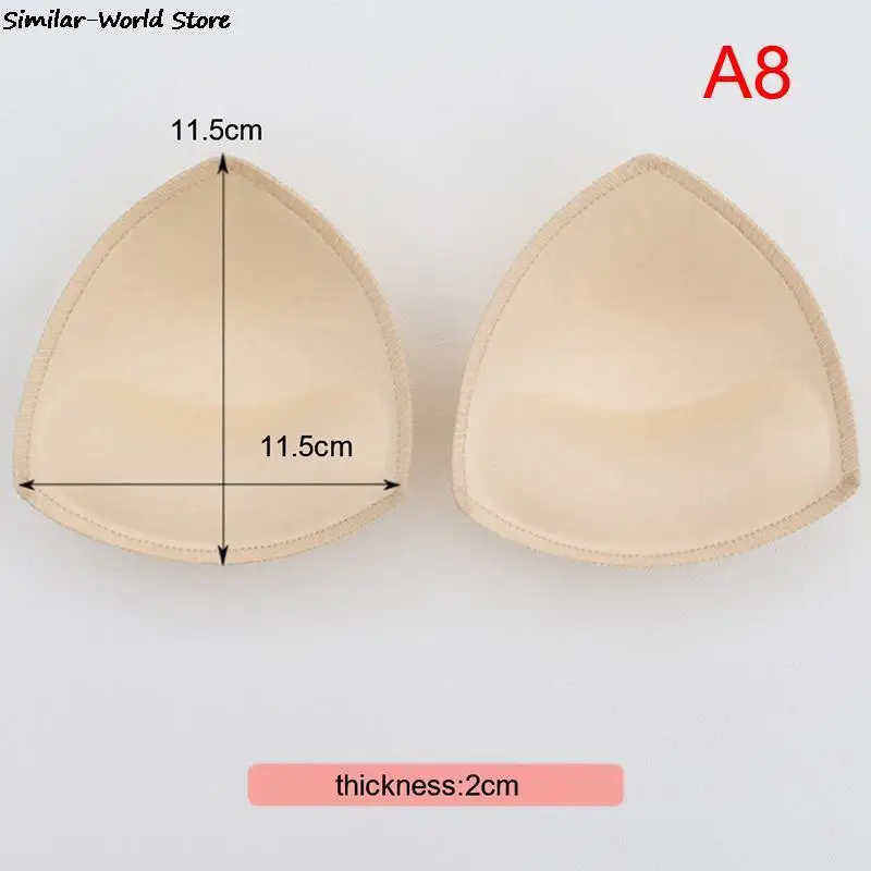 1 Pair Women Triangle Sponge Bikini Pads Swimsuit Breast Push Up Pads Chest Enhancers Bra Foam Inserts Accessories
1 Pair Women Triangle Sponge Bikini Pads Swimsuit Breast Push Up Pads Chest Enhancers Bra Foam Inserts Accessories