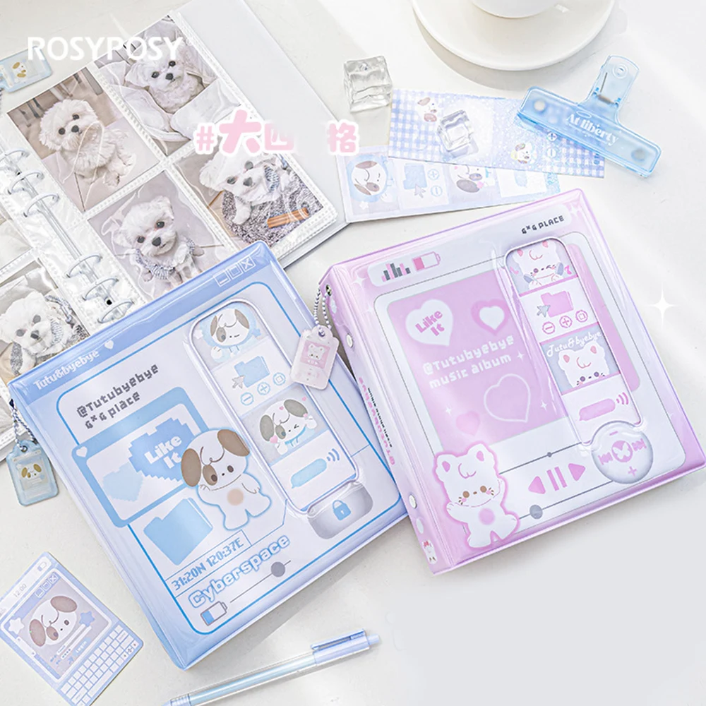 Cute PVC Cartoon Photocard Binder Photo Album Card Collect Book Stationery Four Palace Grid Album Decorative Large Capacity
Cute PVC Cartoon Photocard Binder Photo Album Card Collect Book Stationery Four Palace Grid Album Decorative Large Capacity