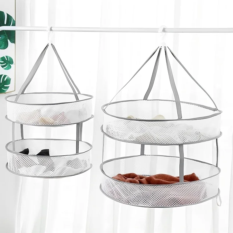 Clothes Drying Basket Hanging Sweater Net Pocket Thickened Anti-Deformation Cardigan Rack Socks String Single Double Layer Bags
Clothes Drying Basket Hanging Sweater Net Pocket Thickened Anti-Deformation Cardigan Rack Socks String Single Double Layer Bags