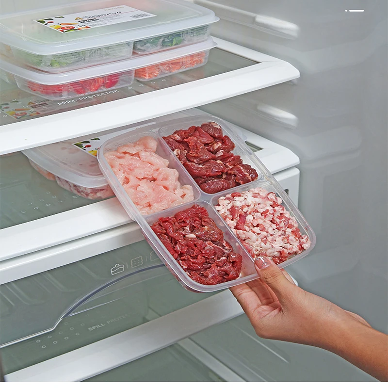 Frozen Meat Compartment Box Portable Compartment Refrigerator Freezer Organizers Sub-Packed Meat Onion Ginger Side Dish Crisper
Frozen Meat Compartment Box Portable Compartment Refrigerator Freezer Organizers Sub-Packed Meat Onion Ginger Side Dish Crisper