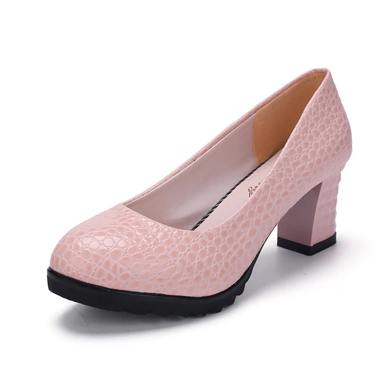 2022 Elegant Thick High Heels Pumps Women Fashion Solid Color PU Leather Party Wedding Shoes Woman Shallow Mouth Pumps Female
2022 Elegant Thick High Heels Pumps Women Fashion Solid Color PU Leather Party Wedding Shoes Woman Shallow Mouth Pumps Female