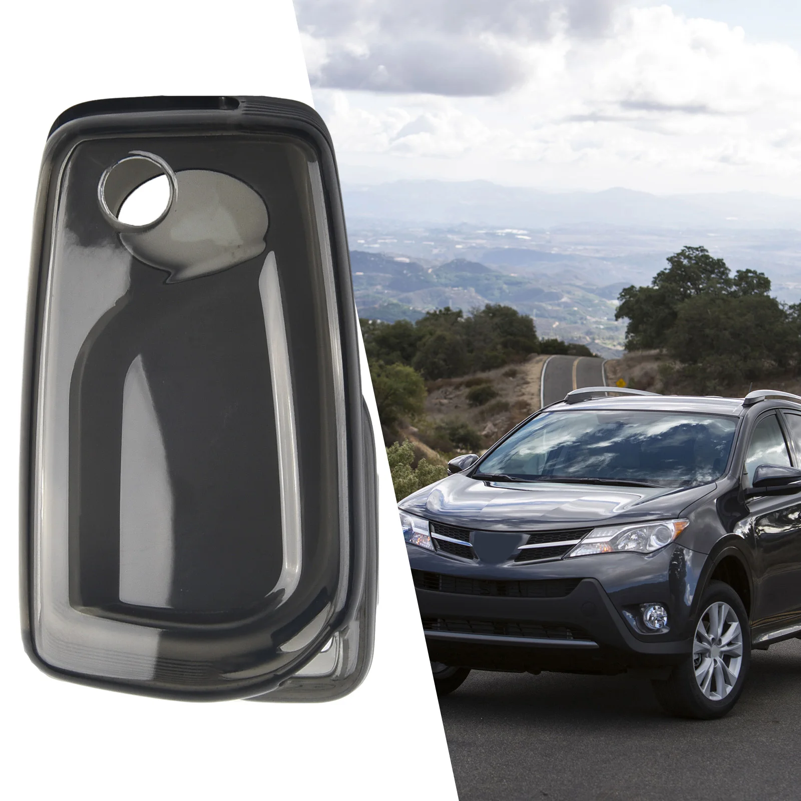 1PCS Car Flip Key Cover Transparent Black Anti-scratch Protect Case TPU Material Suitable For RAV4 2019-2023 For Camry 2018-2023
1PCS Car Flip Key Cover Transparent Black Anti-scratch Protect Case TPU Material Suitable For RAV4 2019-2023 For Camry 2018-2023