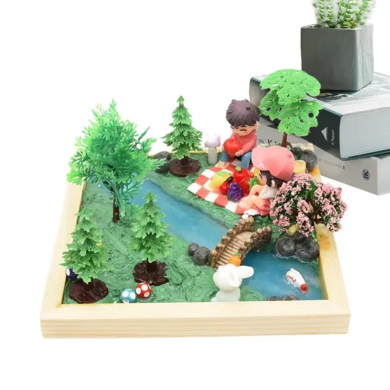 Micro-Landscape Ornament Table Chair Resin Craft Fairy Garden Miniature Terrarium Figurine DIY Waterproof Decoration Kit
Micro-Landscape Ornament Table Chair Resin Craft Fairy Garden Miniature Terrarium Figurine DIY Waterproof Decoration Kit