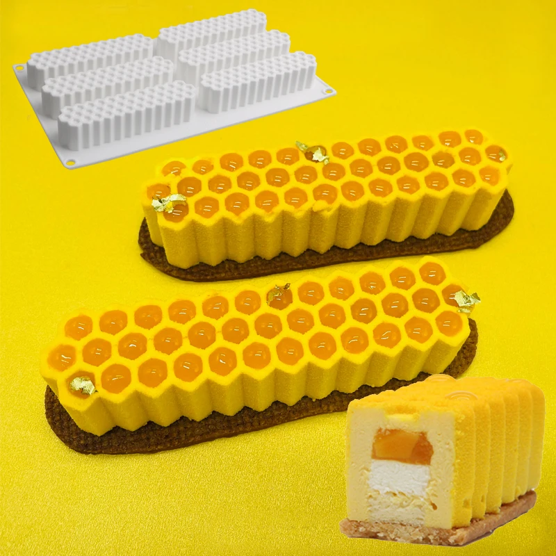 Long Strip Mousse Moulds Grape and Honeycomb Shape Dessert Baking Tools Silicone Cake Molds Plastic Cutting Dies Pastry Trays
Long Strip Mousse Moulds Grape and Honeycomb Shape Dessert Baking Tools Silicone Cake Molds Plastic Cutting Dies Pastry Trays