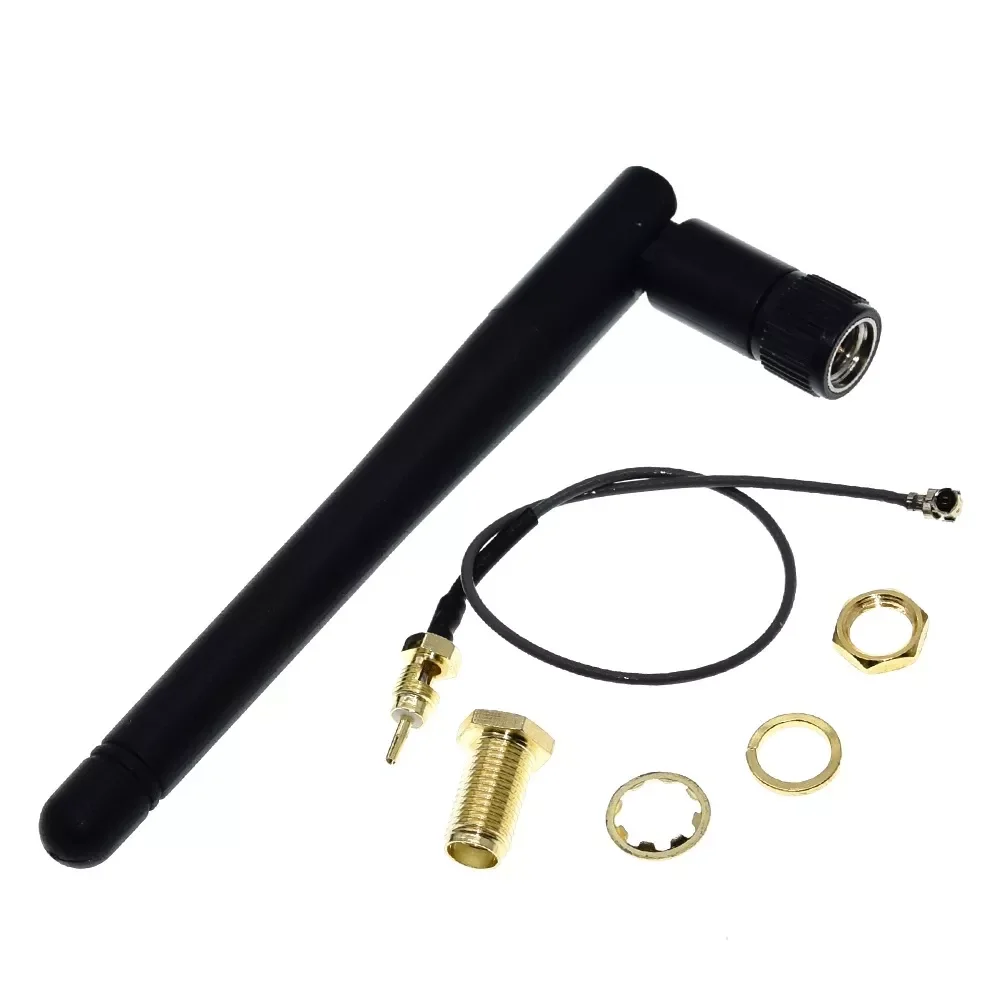 2.4GHz 3dBi WiFi 2.4g Antenna RP-SMA Male wireless router+ 17cm PCI U.FL IPX to RP SMA Male Pigtail Cable ESP8266
2.4GHz 3dBi WiFi 2.4g Antenna RP-SMA Male wireless router+ 17cm PCI U.FL IPX to RP SMA Male Pigtail Cable ESP8266