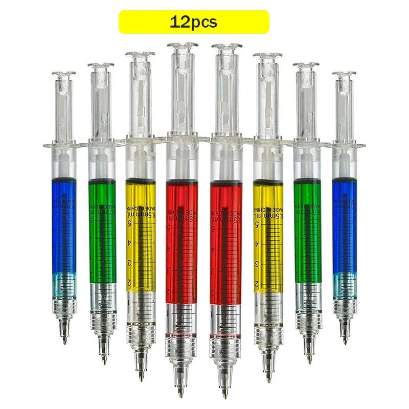 12PCSSchool Supplies Pens Set Syringe Ballpoint Pens Kawaii School Supplies Learning Stationery Wholesale
12PCSSchool Supplies Pens Set Syringe Ballpoint Pens Kawaii School Supplies Learning Stationery Wholesale