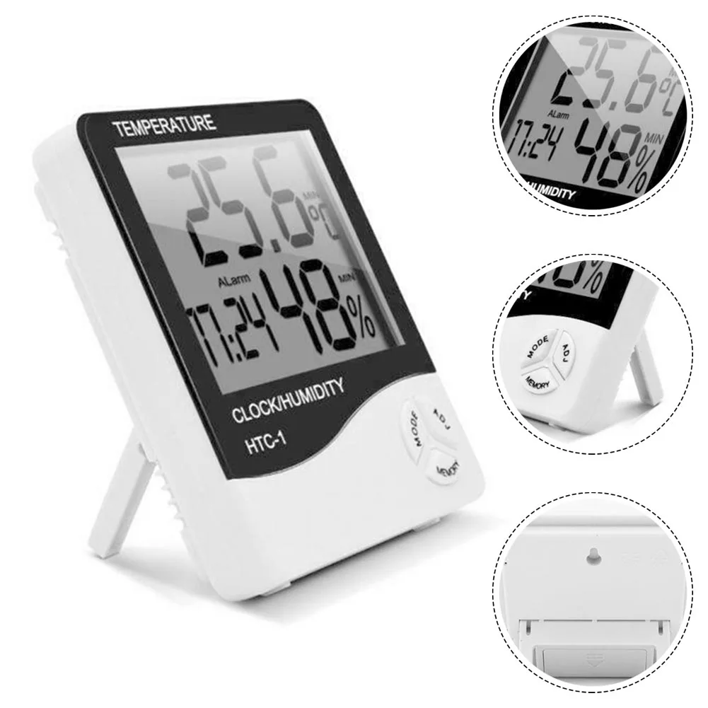Mini High Precision Temperature Humidity Sensor Indoor Digital LCD Auto Home Electronic Clock Thermometer Hygrometer
Mini High Precision Temperature Humidity Sensor Indoor Digital LCD Auto Home Electronic Clock Thermometer Hygrometer