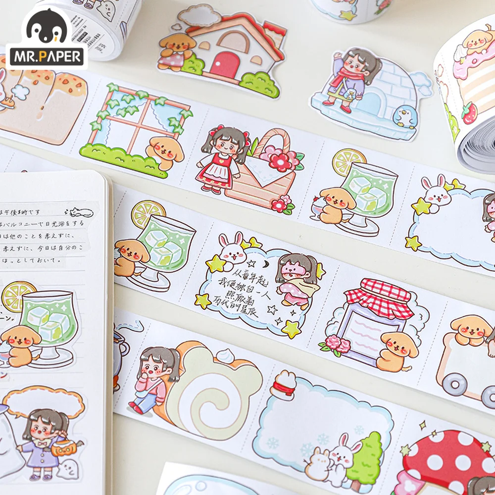 Mr.paper 1 Roll Tape Cute Cartoon Girl Writable Paper Tape Diary Label Decorative Scrapbook Stationery Sticker Masking Tape
Mr.paper 1 Roll Tape Cute Cartoon Girl Writable Paper Tape Diary Label Decorative Scrapbook Stationery Sticker Masking Tape