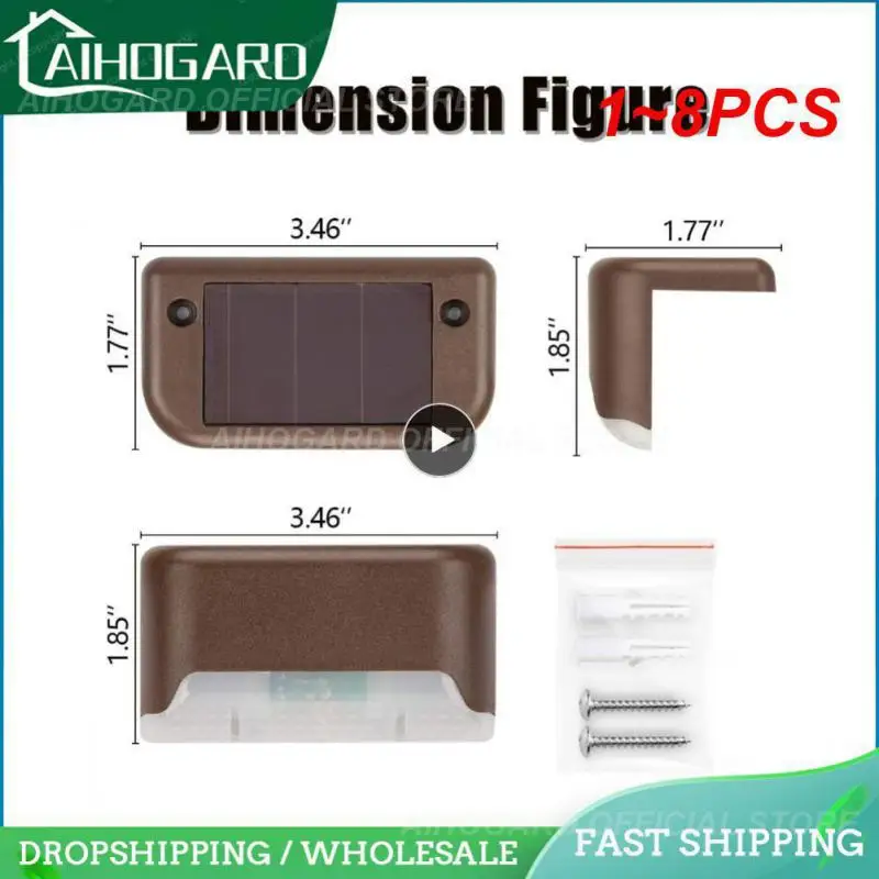 1~8PCS Outdoor Stair Solar Light Waterproof Garden Step Lamp Fence Pathway Yard Patio Garden Decor Lawn LED LightingWarm Light
1~8PCS Outdoor Stair Solar Light Waterproof Garden Step Lamp Fence Pathway Yard Patio Garden Decor Lawn LED LightingWarm Light