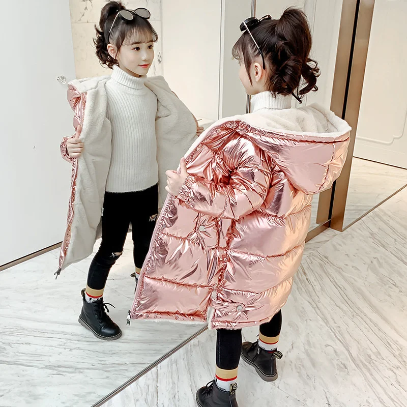 -30 Girl Winter Warm Jacket Plus velvet Clothing Thick Coat Windproof Children clothes Hooded Outdoor Outerwear Baby overcoat
-30 Girl Winter Warm Jacket Plus velvet Clothing Thick Coat Windproof Children clothes Hooded Outdoor Outerwear Baby overcoat