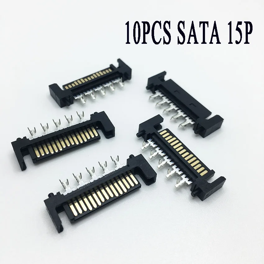10PCS DIY SATA 15Pin Connector HDD Splitter Connector for PC Computer Black
10PCS DIY SATA 15Pin Connector HDD Splitter Connector for PC Computer Black