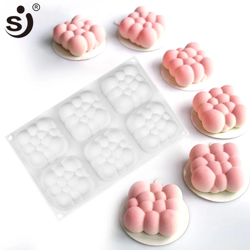 3D форма для торта в форме облака, силиконовые формы для мусса, квадратные формы для пузырей, инструменты для выпечки десертов и вечеринок, сковорода для украшения, кухонные инструменты
3D форма для торта в форме облака, силиконовые формы для мусса, квадратные формы для пузырей, инструменты для выпечки десертов и вечеринок, сковорода для украшения, кухонные инструменты