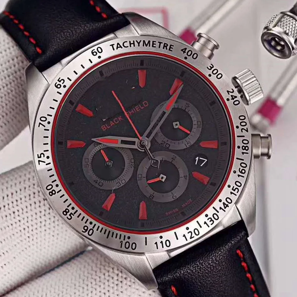 Men's watch with TD Logo Black Dial Stainless steel case VK timing quartz movement top luxury fashion watch rubber band Watch
Men's watch with TD Logo Black Dial Stainless steel case VK timing quartz movement top luxury fashion watch rubber band Watch