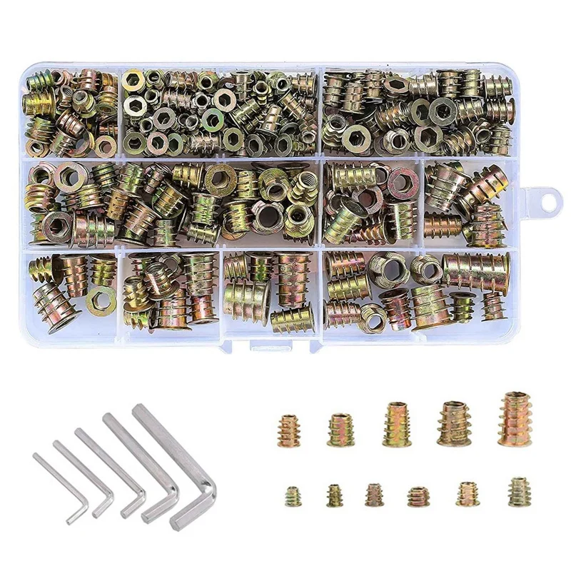 235 Threaded Nut Inserts, M4/M5/M6/M8/M10 Zinc Alloy Threaded Sockets, Hex Threaded Insert Nuts With Hex Key
235 Threaded Nut Inserts, M4/M5/M6/M8/M10 Zinc Alloy Threaded Sockets, Hex Threaded Insert Nuts With Hex Key