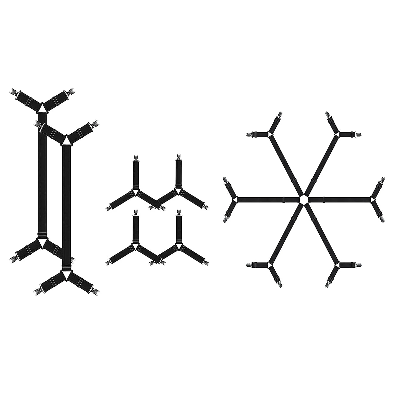 Sheet Straps Elastic Crisscross Bed Sheet Fasteners Suspenders Fitted Sheet Clips,Adjustable Bed Sheet Holder Straps
Sheet Straps Elastic Crisscross Bed Sheet Fasteners Suspenders Fitted Sheet Clips,Adjustable Bed Sheet Holder Straps