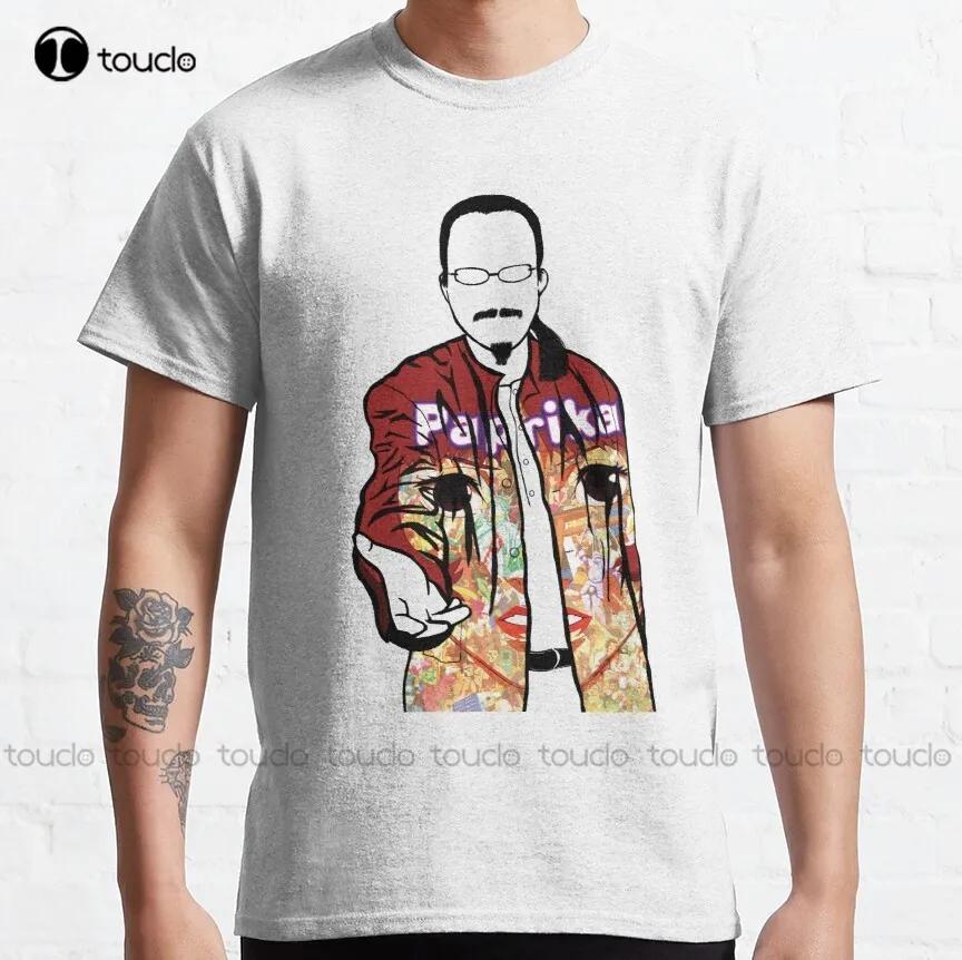 Классическая мужская футболка с принтом Satoshi Kon And Paprika
Классическая мужская футболка с принтом Satoshi Kon And Paprika