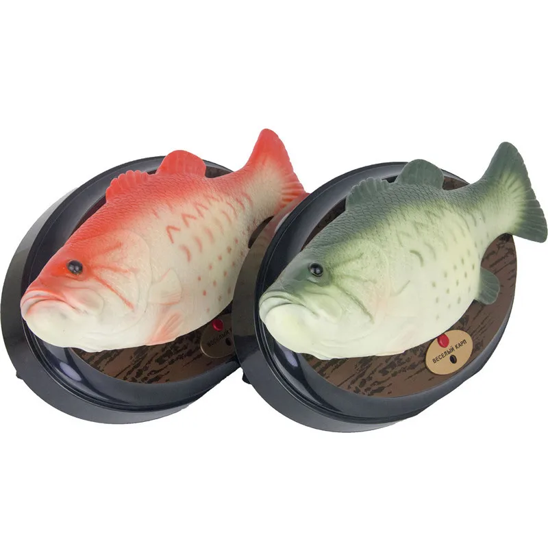 Novel mischief toys electric simulation fish can sing, dance and move mouth electronic pet fish mandarin fish children's toys
Novel mischief toys electric simulation fish can sing, dance and move mouth electronic pet fish mandarin fish children's toys