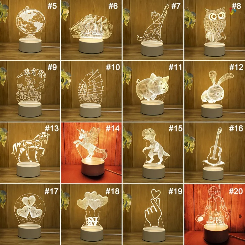 Creative 3D LED Table Lamp/Decorative Night Light/Table Lamp With 3d Night Illusion Creative Led
Creative 3D LED Table Lamp/Decorative Night Light/Table Lamp With 3d Night Illusion Creative Led