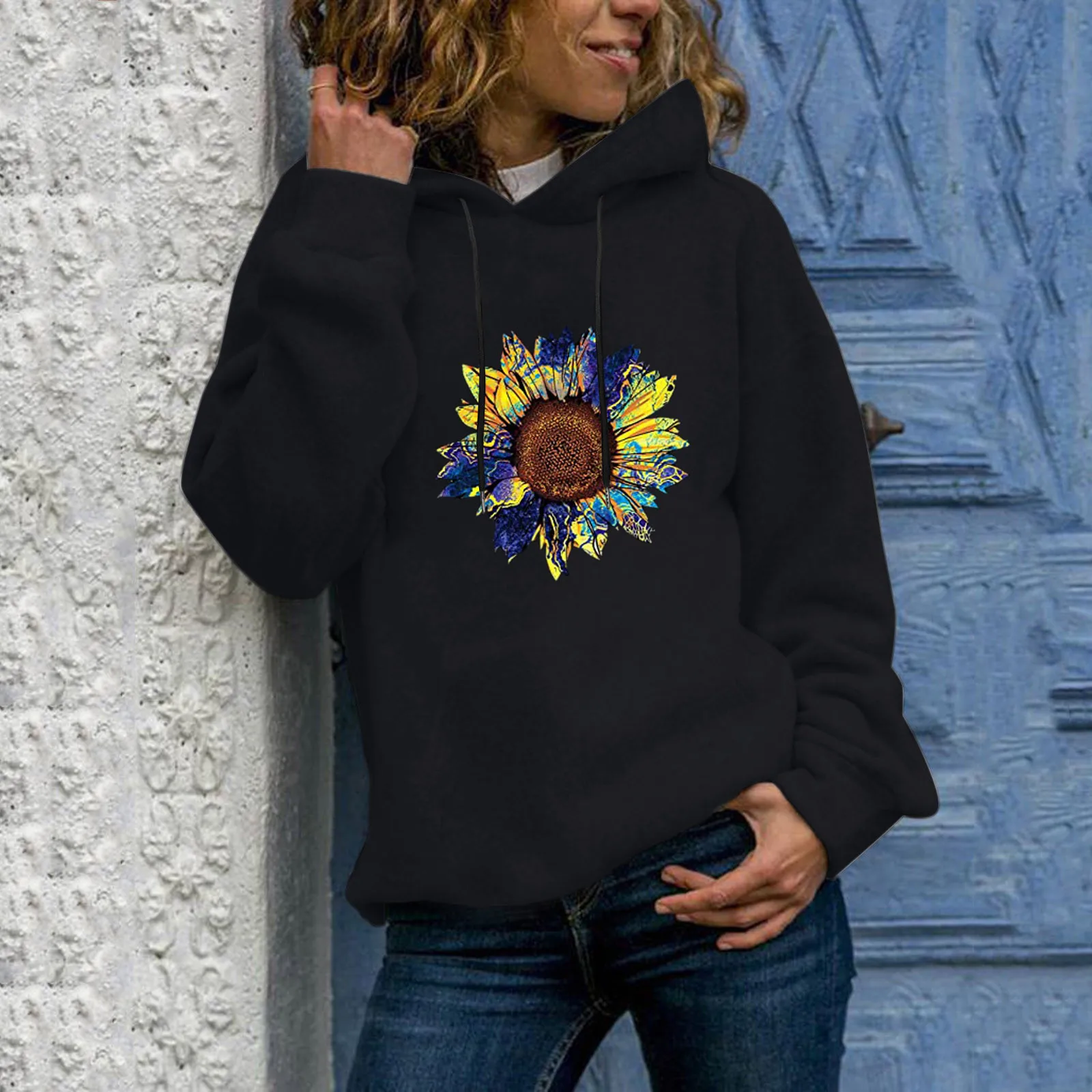 Женская толстовка с длинным рукавом, свитшот, джемпер, Женская толстовка с капюшоном в виде подсолнуха, Длинные хлопковые свитшоты на молни...
Женская толстовка с длинным рукавом, свитшот, джемпер, Женская толстовка с капюшоном в виде подсолнуха, Длинные хлопковые свитшоты на молни...