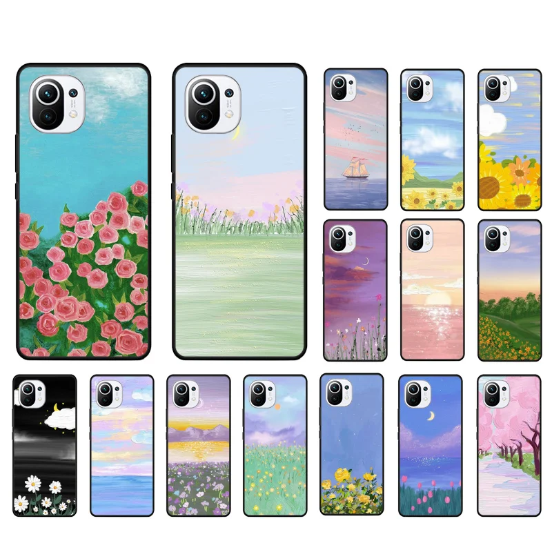 Hand Painted Flower Sceneary Phone Case for Xiaomi 12 Mi 10T 11T 11 Pro 10 10T 11 lite 10pro 11Ultra Poco X3 Pro Poco F3 M3
Hand Painted Flower Sceneary Phone Case for Xiaomi 12 Mi 10T 11T 11 Pro 10 10T 11 lite 10pro 11Ultra Poco X3 Pro Poco F3 M3