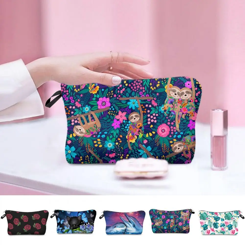 Flower Dolphin Print Cosmetic Bags Women Makeup Bag Water Resistant Makeup Bag Organizer Bag Women Multifunction Beauty Bag
Flower Dolphin Print Cosmetic Bags Women Makeup Bag Water Resistant Makeup Bag Organizer Bag Women Multifunction Beauty Bag