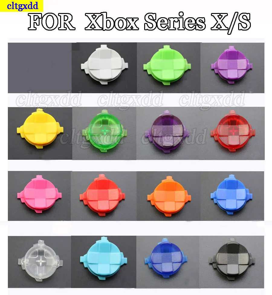 

cltgxdd 1PCS for Xbox Series X S Controller 15 Colors D-Pad Button, Dpad Arrow Keys Cross Direction Button Replacement