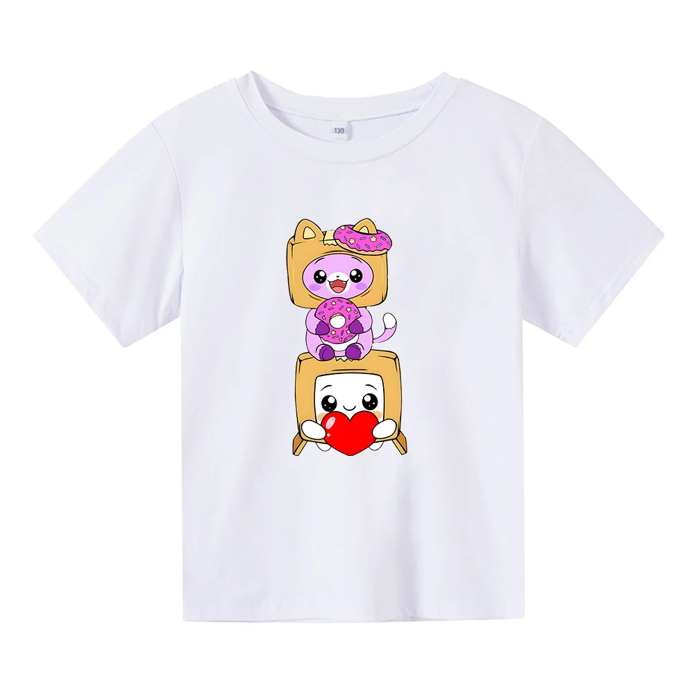 Футболки LANKYBOX Happy Foxy и Boxy, Детская футболка для девочек, унисекс, графическая футболка с коротким рукавом для мальчиков, детская одежда, 100% хл...
Футболки LANKYBOX Happy Foxy и Boxy, Детская футболка для девочек, унисекс, графическая футболка с коротким рукавом для мальчиков, детская одежда, 100% хл...