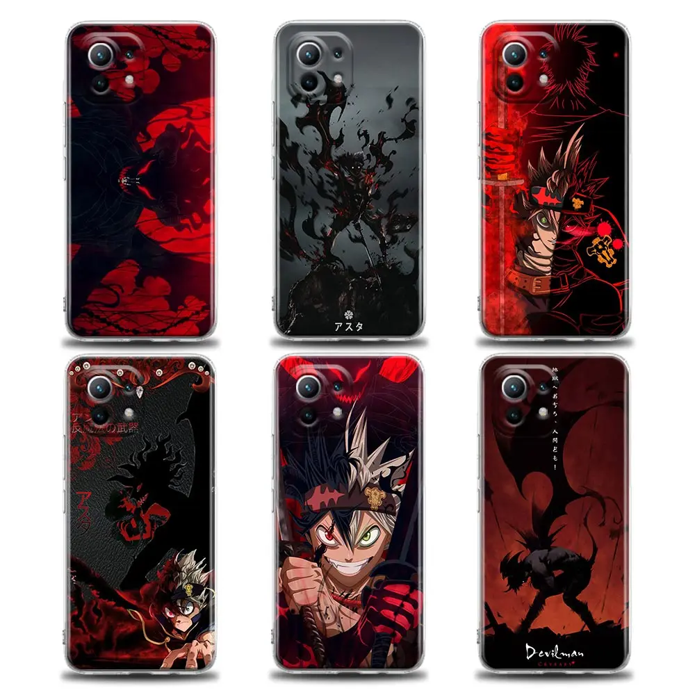 Clear Phone Case for Xiaomi Mi 11 10 Lite 10T Note 10 Mi 9 SE 11T Pro Poco X2 M3 F3 X3 M4 Soft Silicone Anime Black Clover Asta
Clear Phone Case for Xiaomi Mi 11 10 Lite 10T Note 10 Mi 9 SE 11T Pro Poco X2 M3 F3 X3 M4 Soft Silicone Anime Black Clover Asta