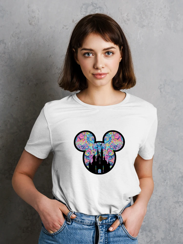 Mickey Disneyland Print Pop Style T Shirt Women Creative Harajuku Fashion Summer 2022 Clothes Street Casual Comfy Female Top Tee
Mickey Disneyland Print Pop Style T Shirt Women Creative Harajuku Fashion Summer 2022 Clothes Street Casual Comfy Female Top Tee