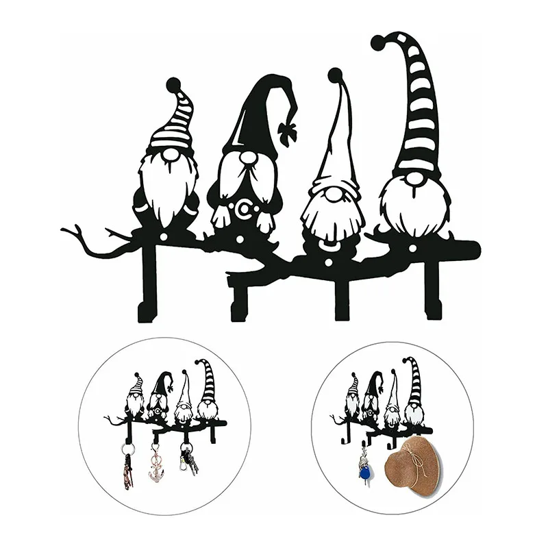 Key Rack Key Hanger Wall Mounted With 4 Hooks Cute Gnomes Decor Home Sign Home Decor Metal Art Vintage Metal Plate Wall Art
Key Rack Key Hanger Wall Mounted With 4 Hooks Cute Gnomes Decor Home Sign Home Decor Metal Art Vintage Metal Plate Wall Art