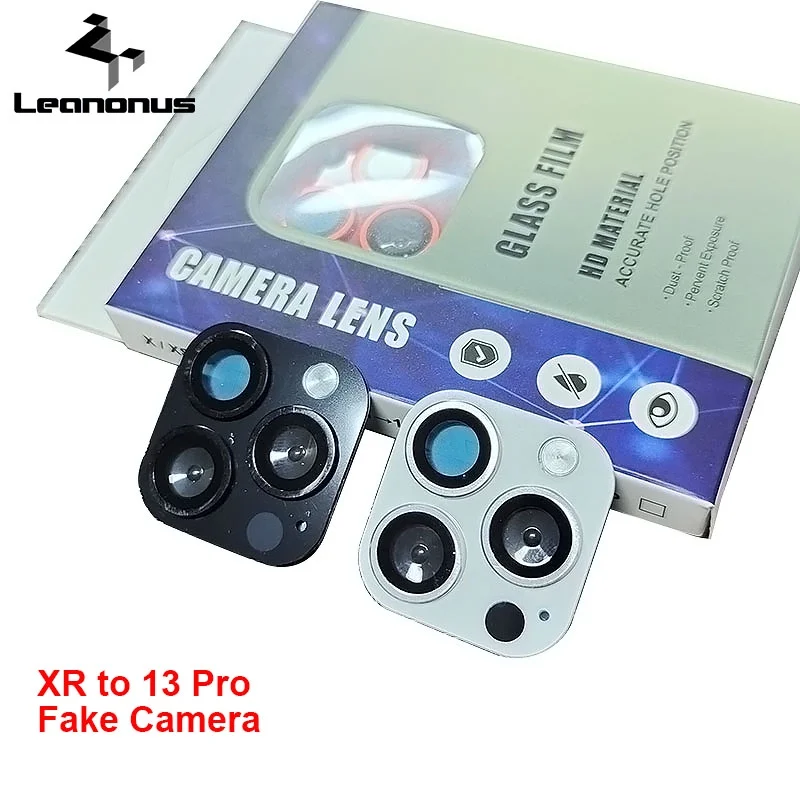 Fake Camera for iPhone XR Change to 13 Pro Triple Camera Design Modified Lens HD Tempered Glass + Metal Protector Cover
Fake Camera for iPhone XR Change to 13 Pro Triple Camera Design Modified Lens HD Tempered Glass + Metal Protector Cover