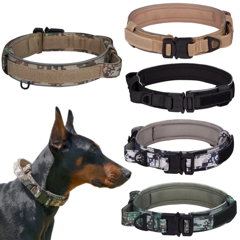 Adjustable Dog Nylon Tactical Reflective Pattern Collars Medium Camouflage Items Large Collar Dogs Collar For Dog Military Pet
Adjustable Dog Nylon Tactical Reflective Pattern Collars Medium Camouflage Items Large Collar Dogs Collar For Dog Military Pet