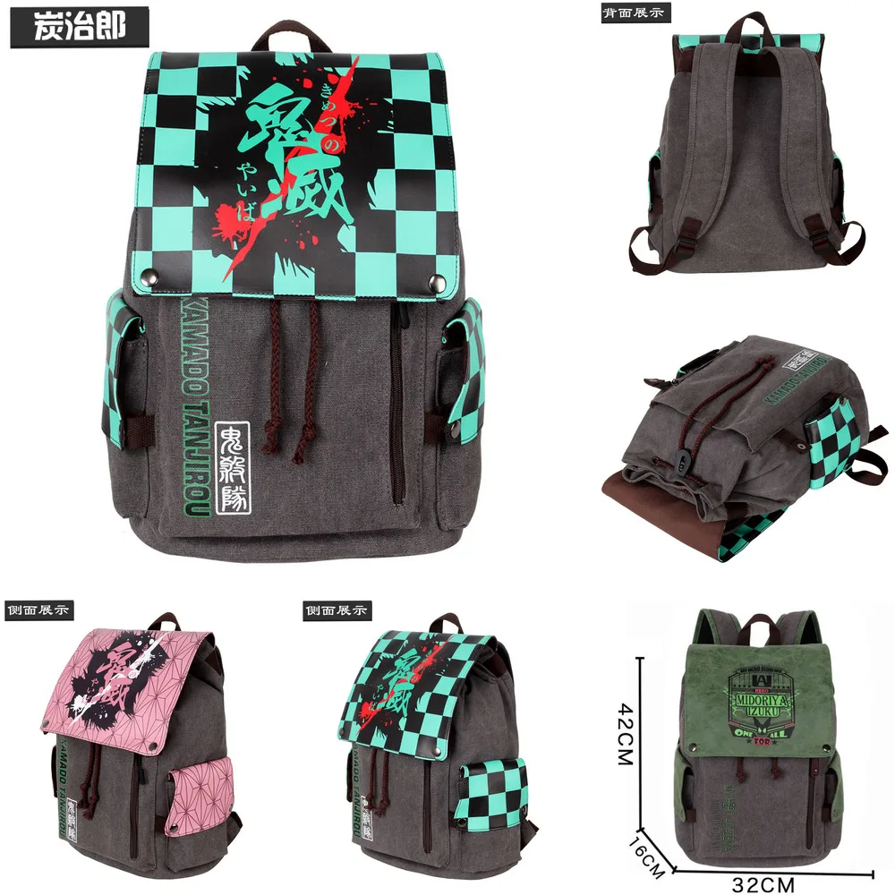 Backpack Demon Slayer Kimetsu no Yaiba Canvas Bag Tomioka Giyuu School Bags Girls Travel bag kimetsu no yaiba Notebook Bags Boy
Backpack Demon Slayer Kimetsu no Yaiba Canvas Bag Tomioka Giyuu School Bags Girls Travel bag kimetsu no yaiba Notebook Bags Boy