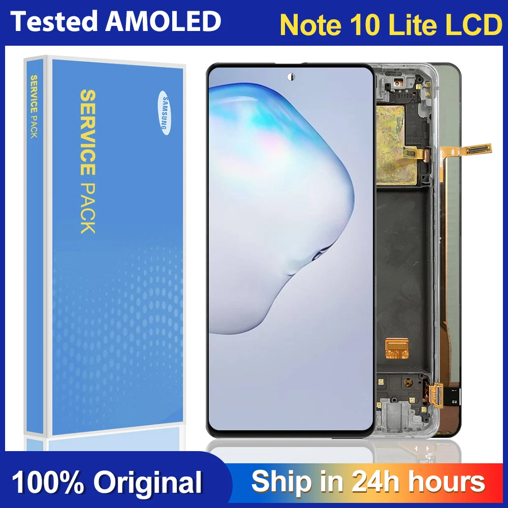 6,7 ''Оригинальный Для Samsung Galaxy Note 10 lite Lcd N770F с рамкой дисплей сенсорный экран дигитайзер для Samsung note10 lite LCD
6,7 ''Оригинальный Для Samsung Galaxy Note 10 lite Lcd N770F с рамкой дисплей сенсорный экран дигитайзер для Samsung note10 lite LCD