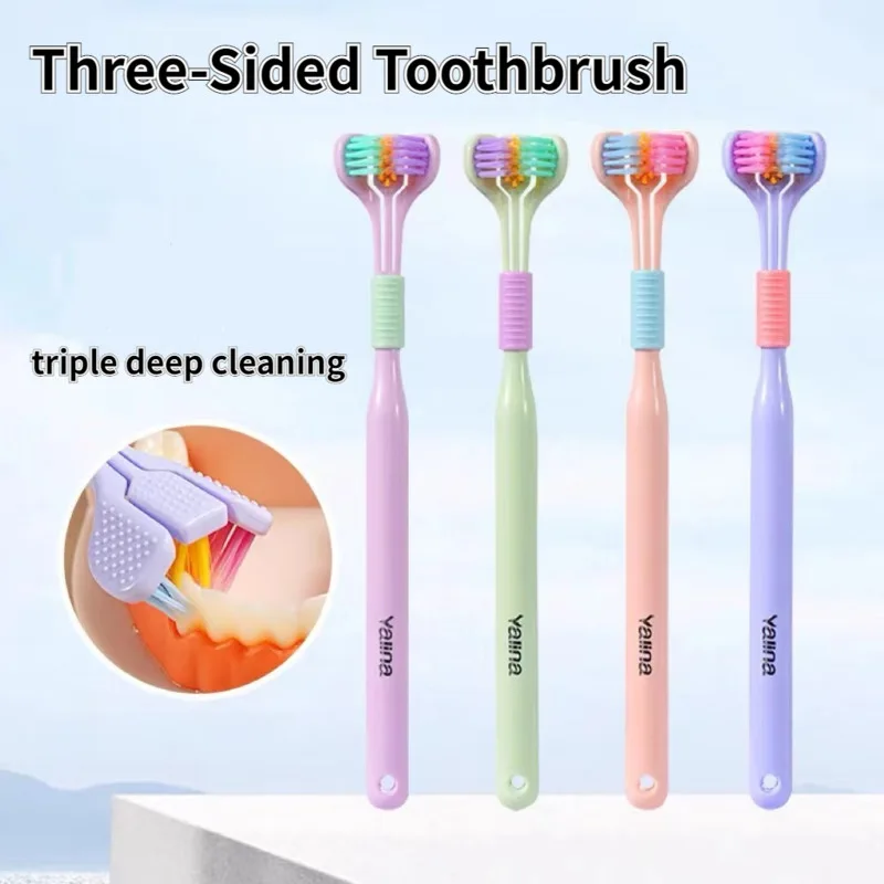 Three Sided Super Toothbrush Soft Brush Adult Children Health Triple Deep Cleaning Tooth Stains Oral Care Whitening Teethbrus
Three Sided Super Toothbrush Soft Brush Adult Children Health Triple Deep Cleaning Tooth Stains Oral Care Whitening Teethbrus