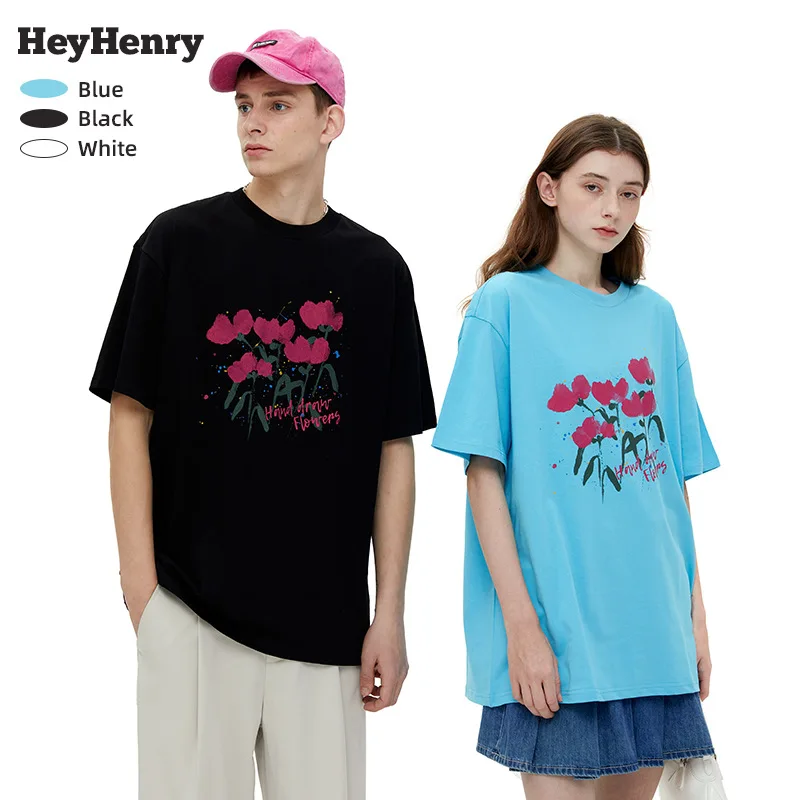 Ink-splashing Floret Lovers' Summer Jacket Round Neck Minority Country Tide Loose Casual Half Sleeve Men and Women
Ink-splashing Floret Lovers' Summer Jacket Round Neck Minority Country Tide Loose Casual Half Sleeve Men and Women