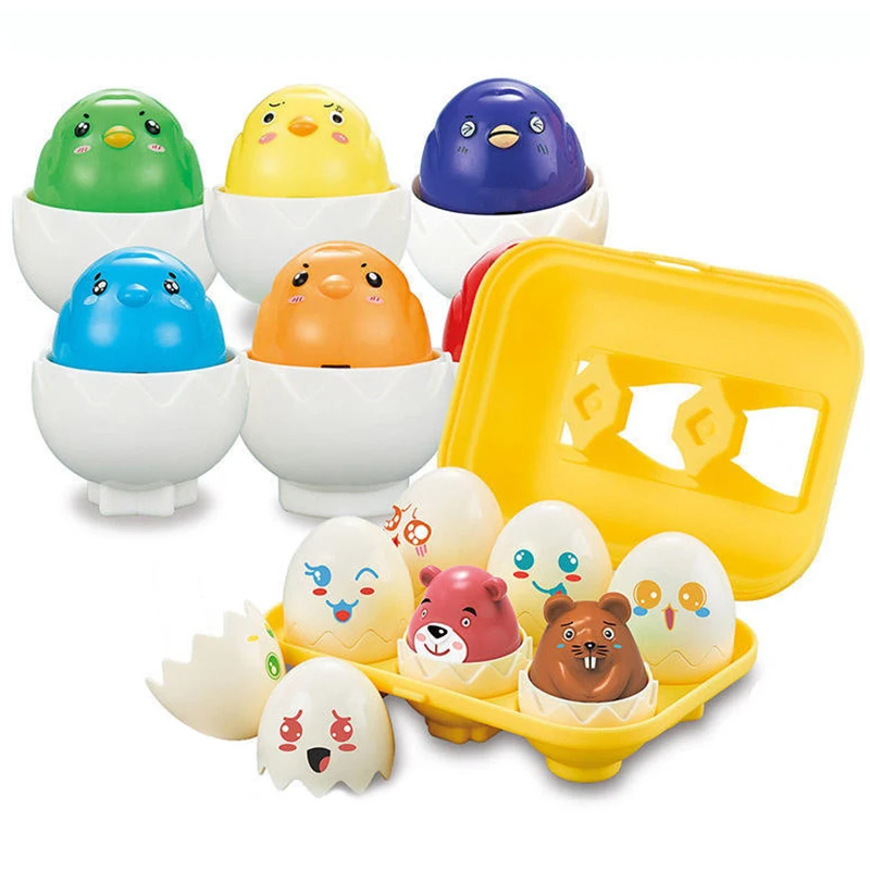 Easter Egg Montessori Sorting Toys Learning Color Shape Matching Hide Squeak Eggs Educational Toy Basket Stuffers for Toddlers
Easter Egg Montessori Sorting Toys Learning Color Shape Matching Hide Squeak Eggs Educational Toy Basket Stuffers for Toddlers