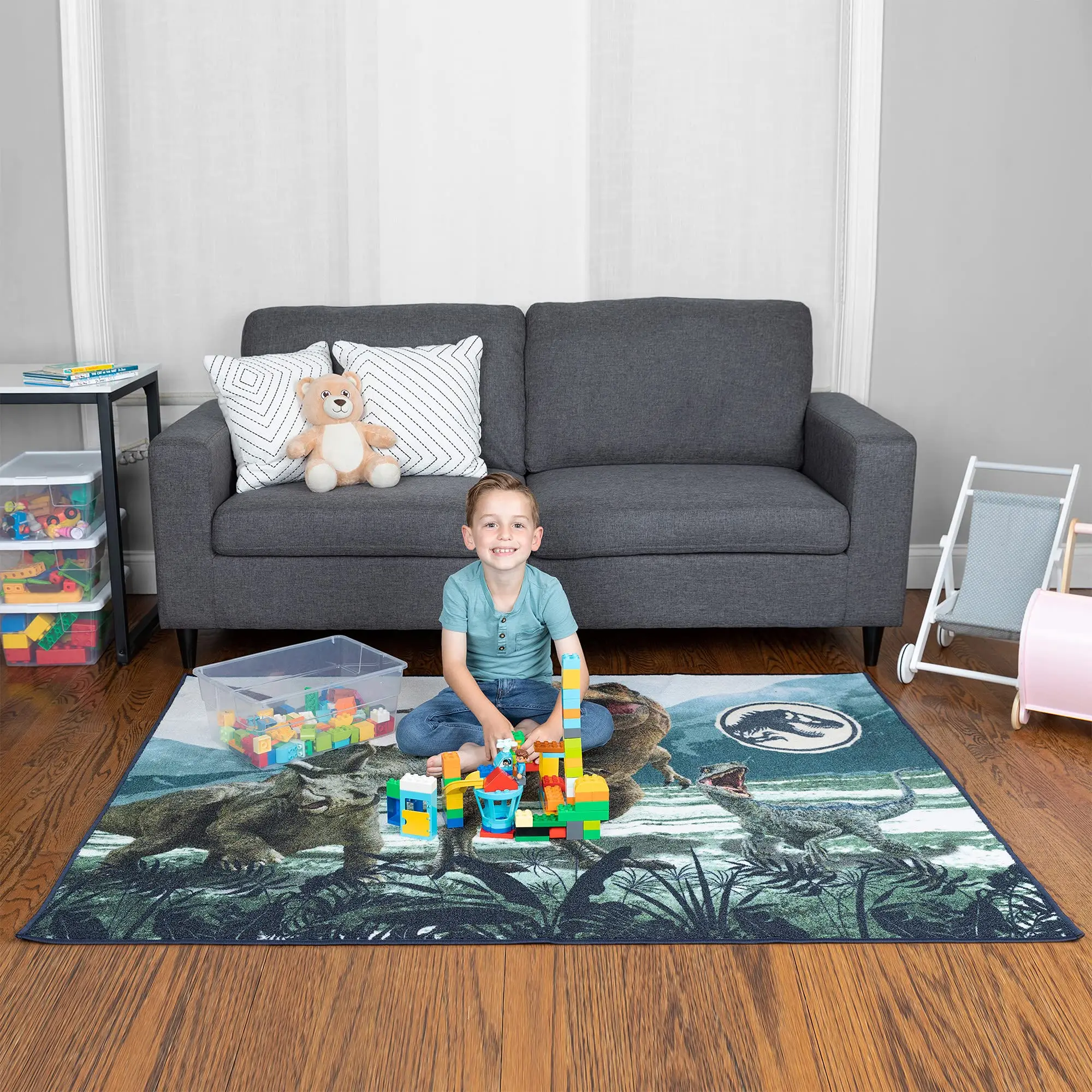 3D Dinosaur Rugs Jurassic Park Soft Large Floor Rug Non-Skid Carpets for Kids Room Living Room Bedroom Home DecorWashable Rugs
3D Dinosaur Rugs Jurassic Park Soft Large Floor Rug Non-Skid Carpets for Kids Room Living Room Bedroom Home DecorWashable Rugs
