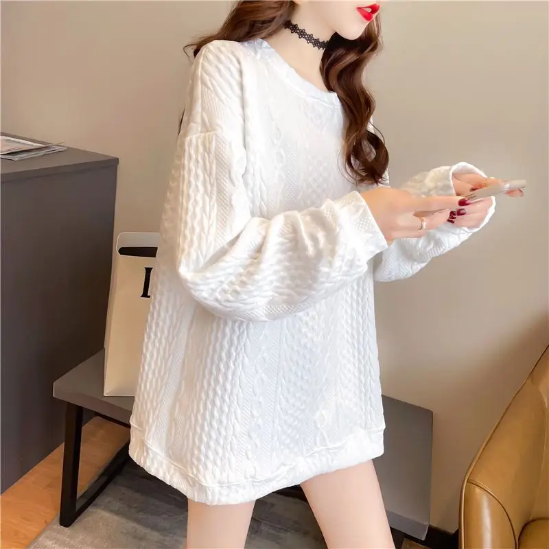Autumn Winter Fashion Woman Sliod Casual Pullover Women's Long Sleeves Warm Loose Tees Knitted Top Soft
Autumn Winter Fashion Woman Sliod Casual Pullover Women's Long Sleeves Warm Loose Tees Knitted Top Soft